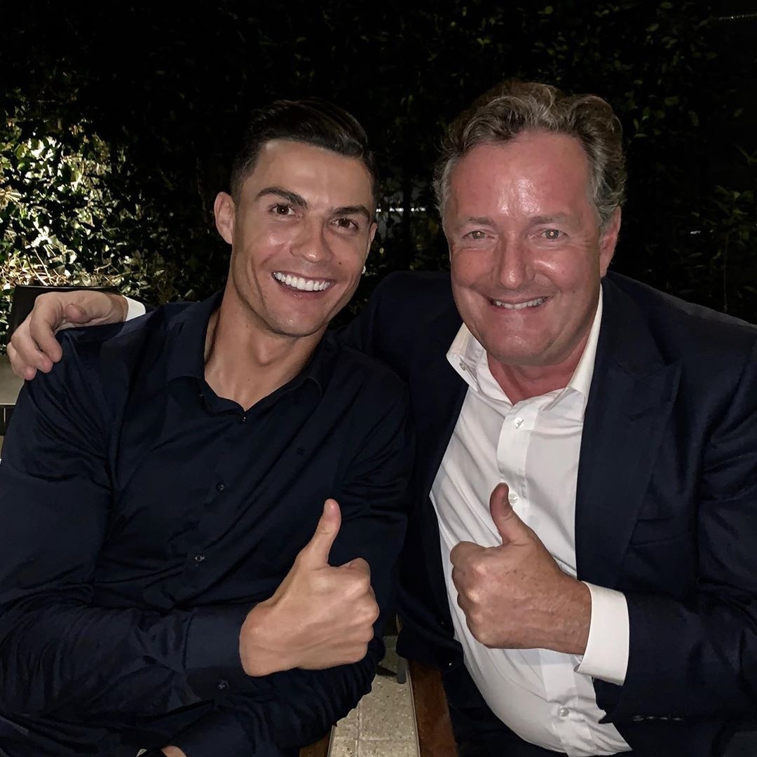 Piers Morgan e Cristiano Ronaldo