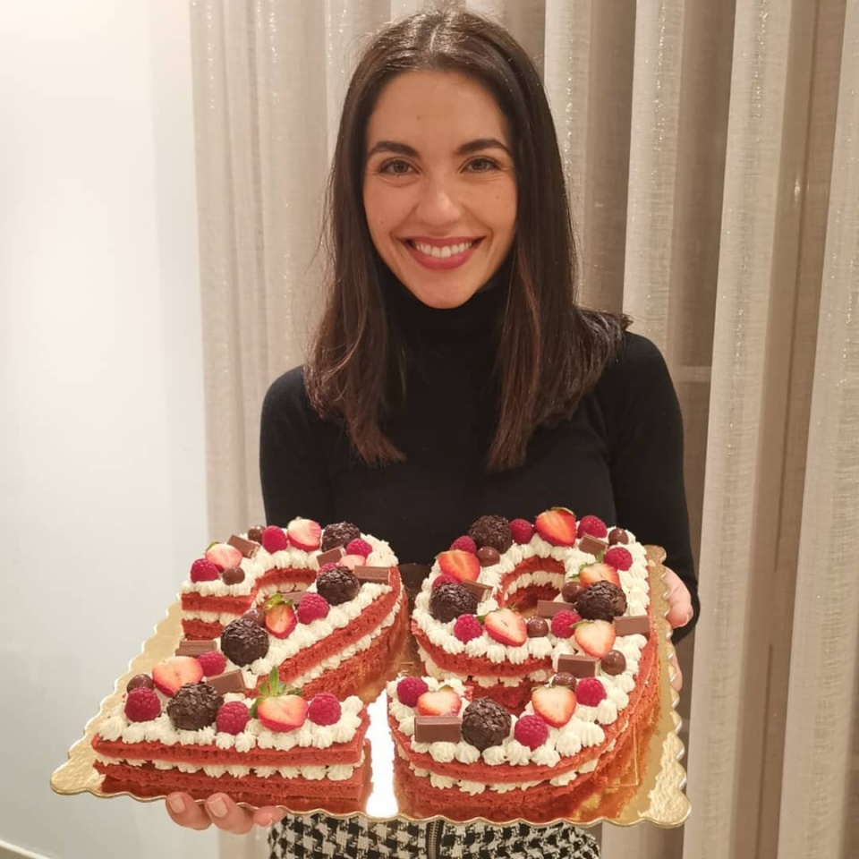 Sara Barradas e os detalhes do bolo de aniversário da avó
