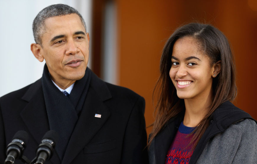 Barack Obama com a filha mais velha, Malia.jpg