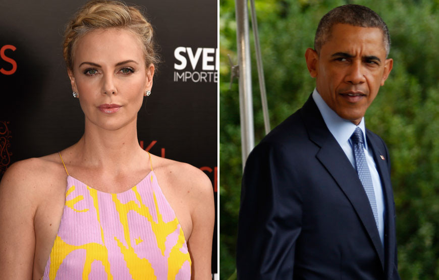 Caras | Charlize Theron faz proposta “indecente” a Barack Obama