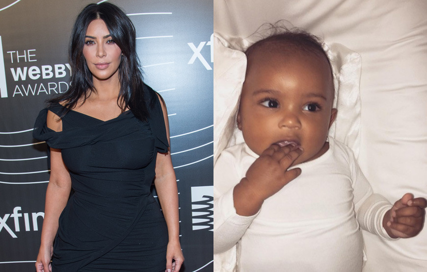 Caras Kim Kardashian Mostra Rara Foto Do Filho Mais Novo