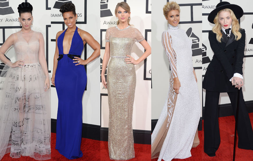 Caras | Desfile de estrelas na passadeira vermelha dos Grammy Awards