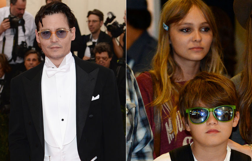 Johnny Depp e os filhos, Lily Rose e Jack.jpg