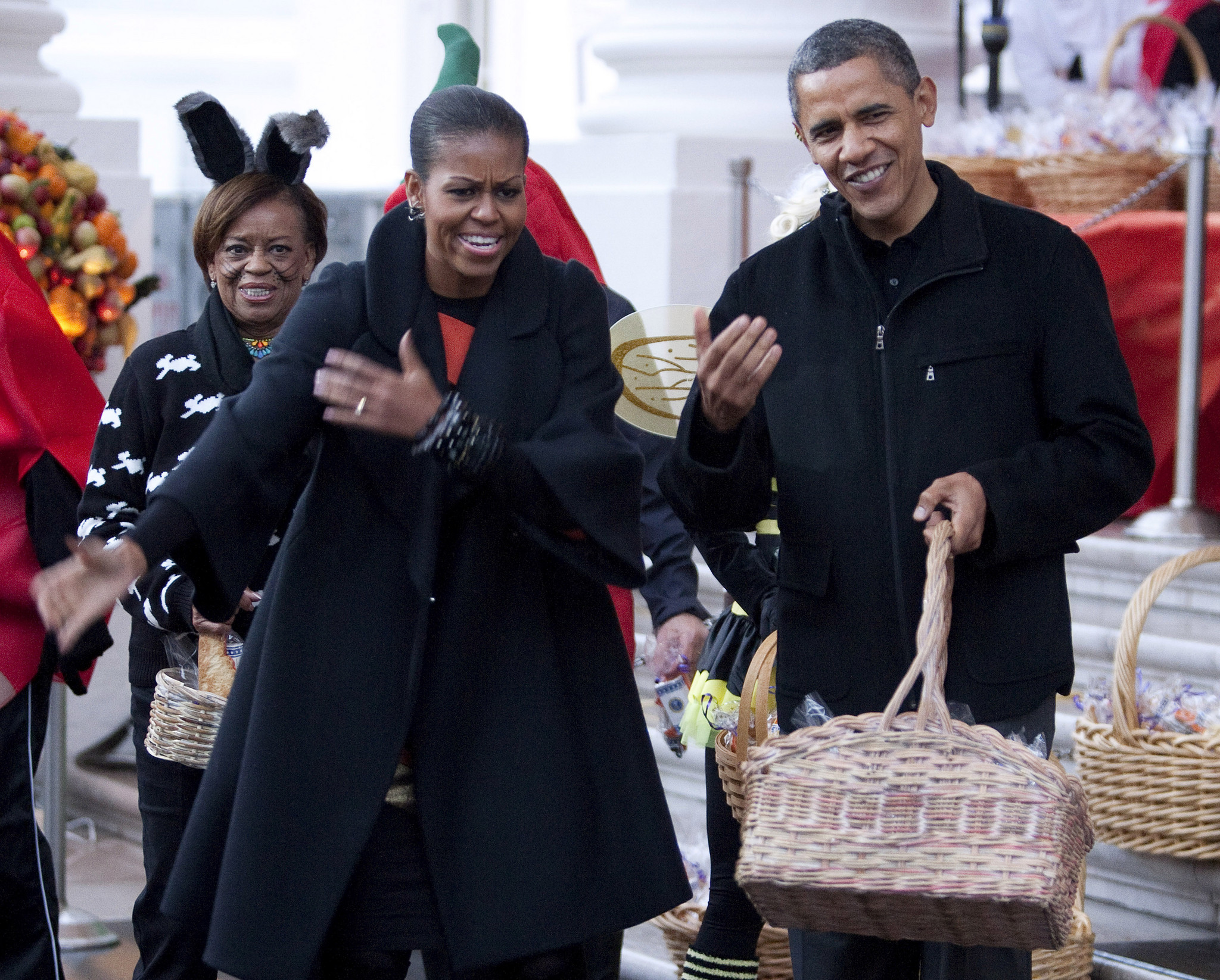 Caras | Michelle E Barack Obama Celebram Halloween