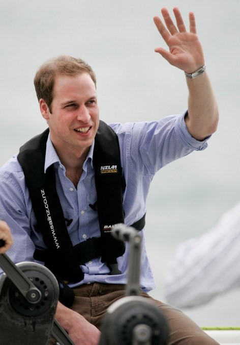 O príncipe William fotografado hoje, na Nova zelândia