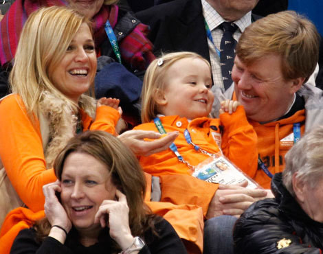 Família real da Holanda nos Jogos Olímpicos de Inverno
