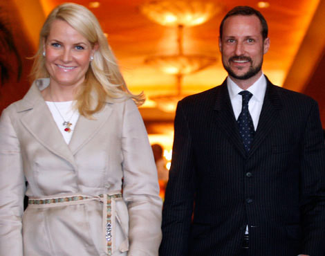 Príncipes Haakon e Mette-Marit da Noruega