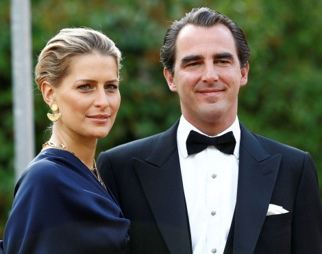Tatiana Blatnik e o príncipe Nicolau da Grécia