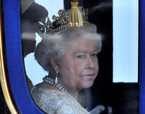 A rainha Isabel II