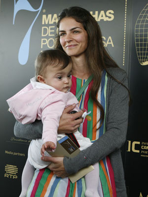 Luisa Beirão com a filha, Isabel
