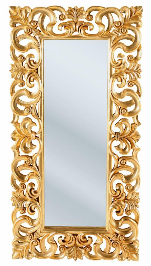 Italian Baroque Gold, com moldura em MDF, mede 180x90cm, na Kare Design.