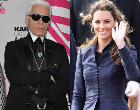 Karl Lagerfeld Kate Middleton