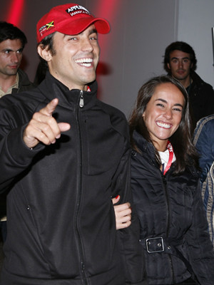 Ricardo Pereira com a namorada no Rock in Rio