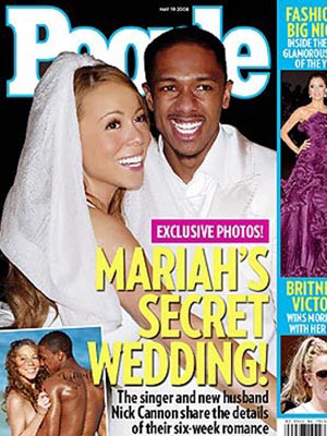 O casamento secreto de Mariah Carey