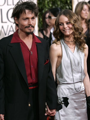 Johnny Depp pintou Vanessa Paradis