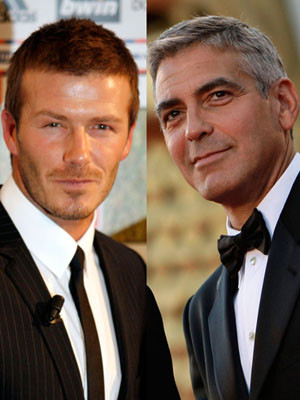 George Clooney empresta a sua mansão em Itália a David Beckham