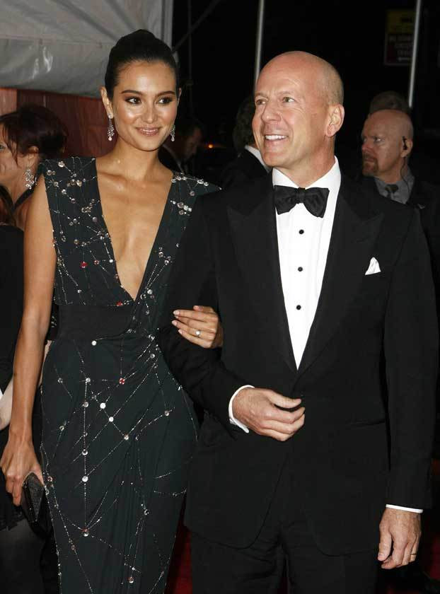 Bruce Willis e Emma Heming na Gala Anual do Metropolitan Museum of Art de Nova Iorque