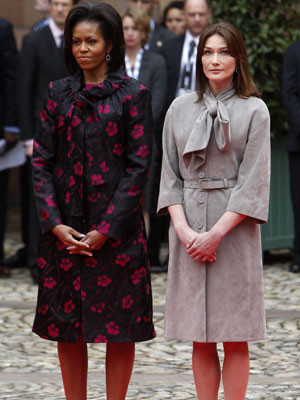 Carla Bruni e Michelle Obama: Encontro de primeiras-damas em Estrasburgo