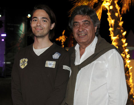 Henrique Garcia com o filho Henrique