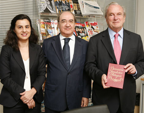 Maria João Lopes, Albérico Fernandes e Francisco Pinto Balsemão