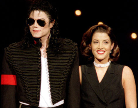 Michael Jackson e Lisa Marie Presley 