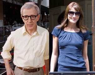 Woody Allen e Carla Bruni