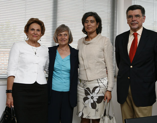 Maria Cavaco Silva, Maria de Lurdes Vieira, Idália Moniz e António dOrey Capucho