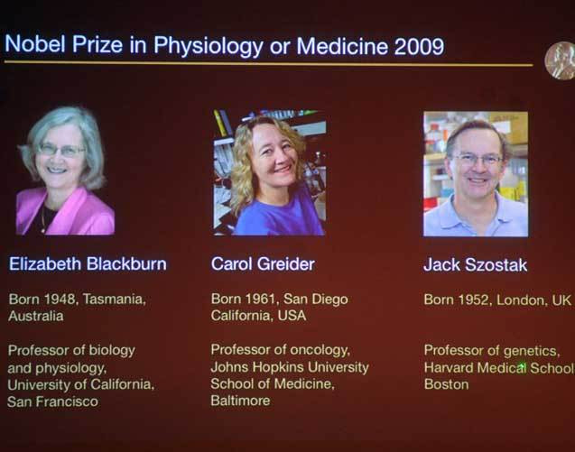 Prémios Nobel da Medicina 2009