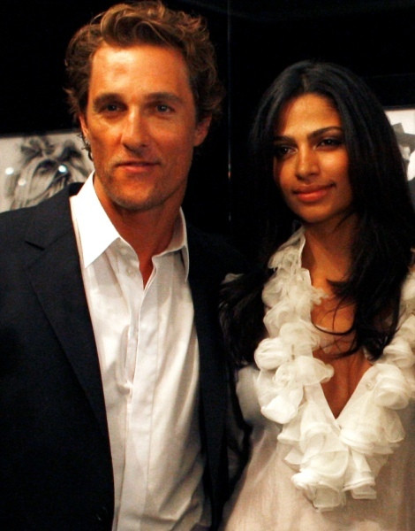 Matthew McConaughey e Camila Alves 