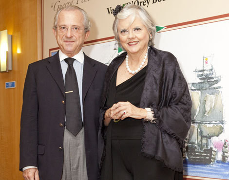 Vasco dOrey Bobone com a mulher, Paula Bobone