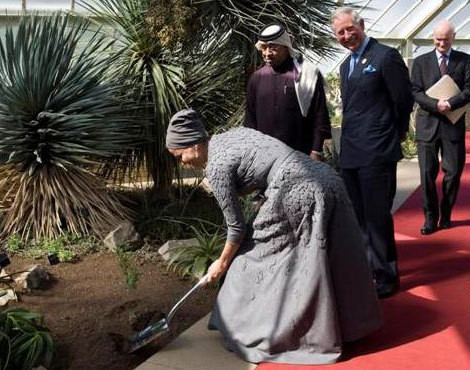 Príncipe Carlos e sheikha do Qatar