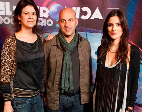 Gabriela Vasconcelos, Tó Ricciardi e Marta Leite Castro