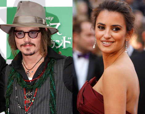 Johnny Depp e Penélope Cruz