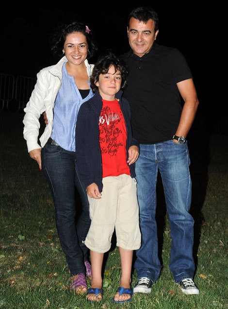 Susana Félix e Renato Júnior com o sobrinho, Rodrigo