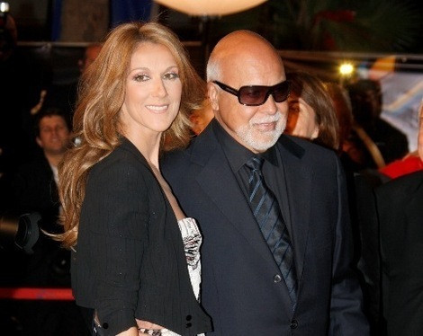 Céline Dion com o marido, René Angélil