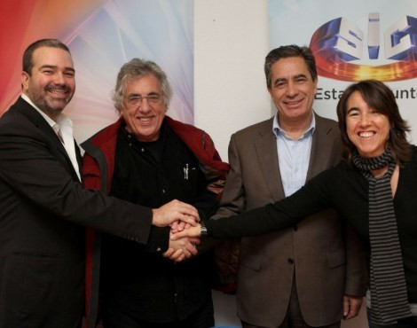 Nuno Santos, Manuel Cavaco, Manuel Marques e Gabriela Sobral