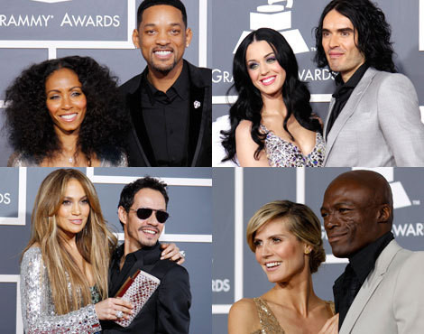 Os casais que marcaram presença nos Grammy Awards