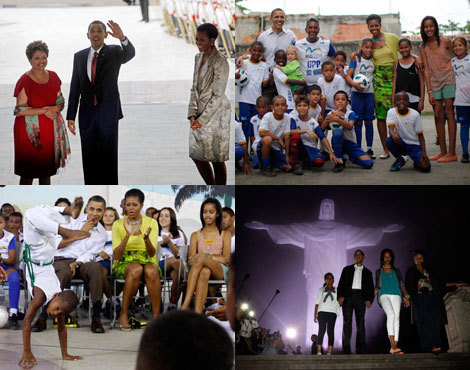 Família Obama no Brasil