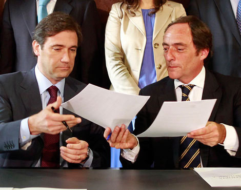 Pedro Passos Coelho e Paulo Portas