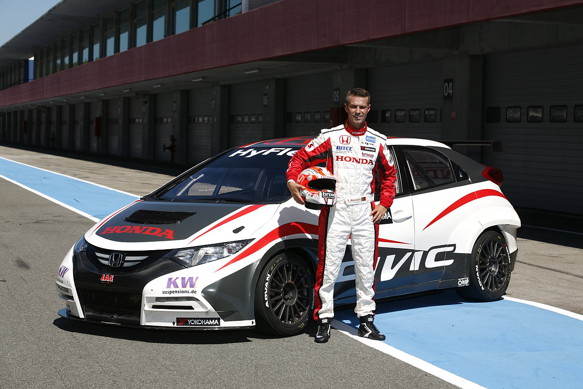 Tiago Monteiro, em Honda Civic Type-R sai da primeira linha no