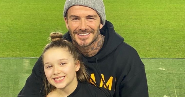 Caras David Beckham Revela A Forma Carinhosa Como Acalma A Filha Mais Nova Durante A Quarentena