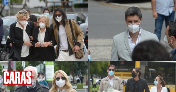 Dor e tristeza no velório de Maria João Abreu