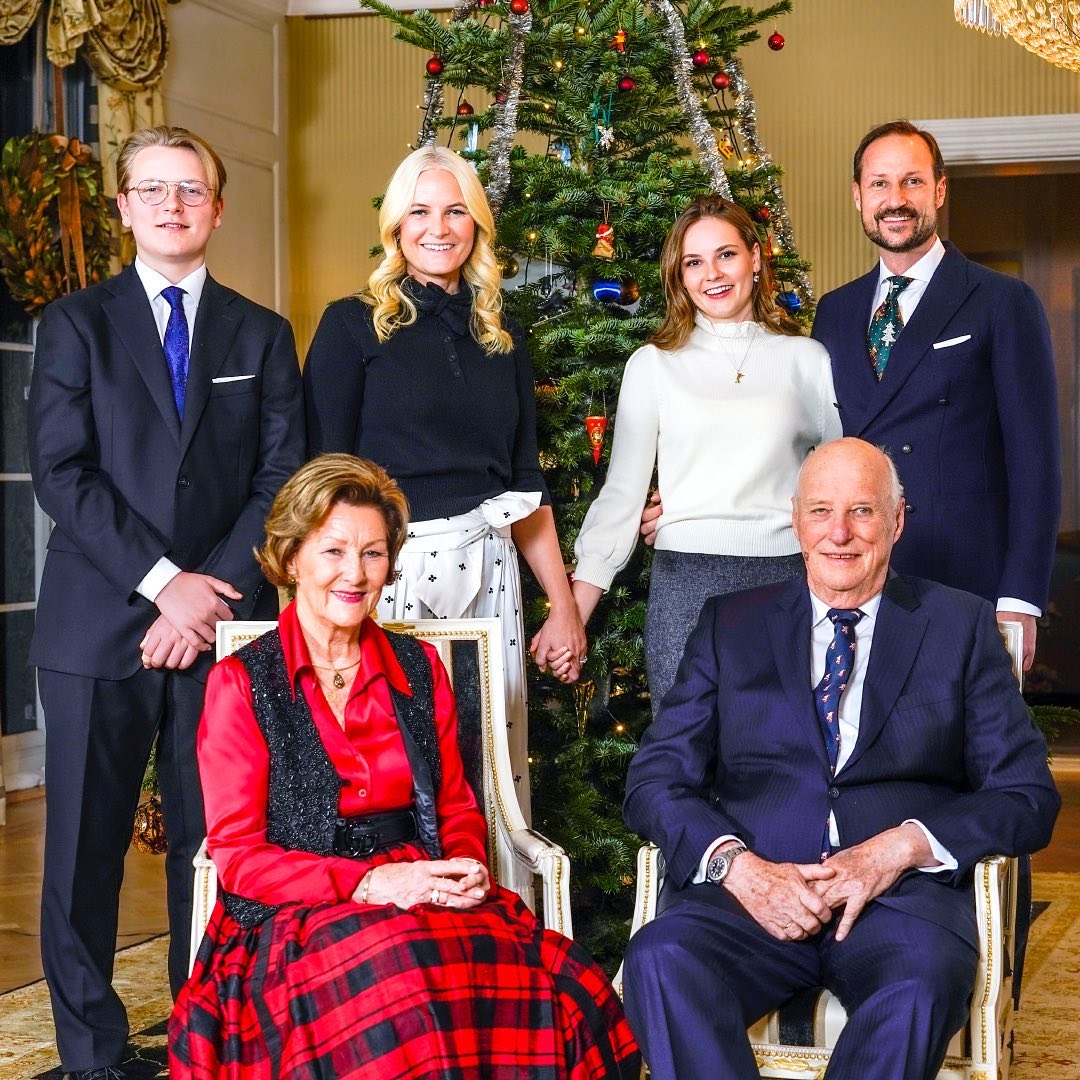 Caras | O detalhe encantador da fotografia de Natal da família real da  Noruega