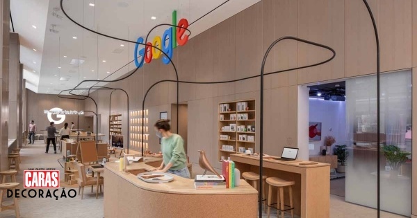 Google's first physical store, with furniture made of cork, awarded at NYCxDESIGN Awards