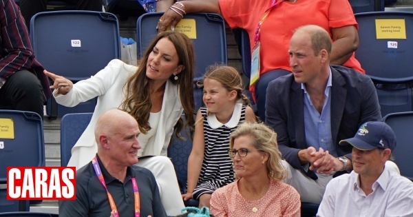 William and Kate are attending the Commonwealth Games with their daughter Charlotte