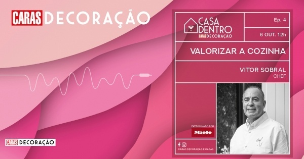 Casa Dentro: Don't miss, on October 6th, the conversation with Vítor Sobral