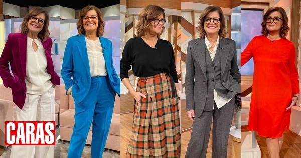 Júlia Pinheiro, a presenter who likes different looks