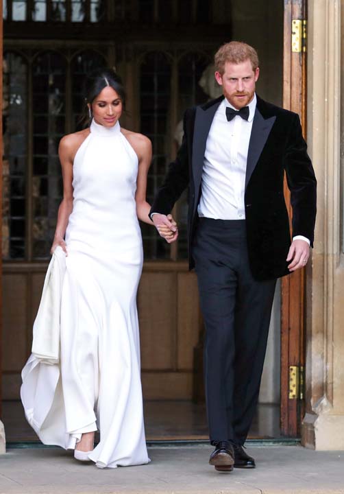 Meghan inspira-se no seu segundo vestido de casamento