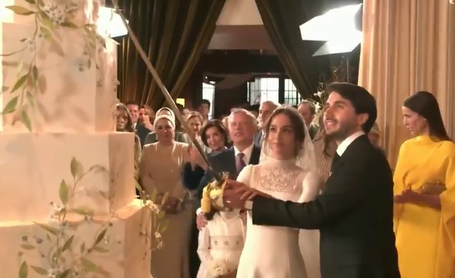 O casamento da princesa Iman da Jordânia com Jameel Thermiotis