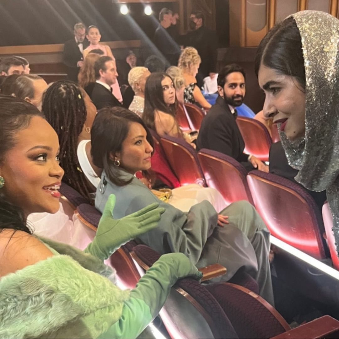 Malala realizou o sonho de conhecer Rihanna 